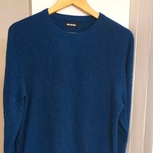 Naadam original cashmere sweater, peacock blue, medium